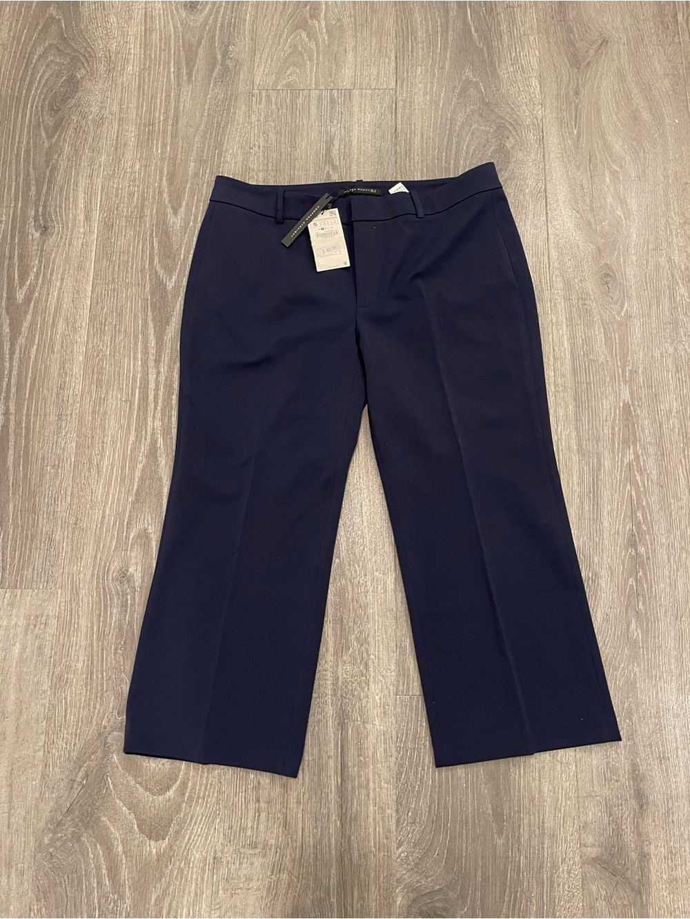 Zara Women's Navy Cropped Dress Pants XL